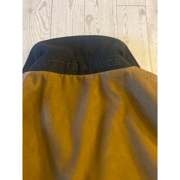 Cutter & Buck Men’s Brown Full Zip Jacket Size M Classic Bomber Style - Picture 10 of 11